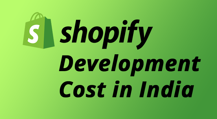 shopify website development cost in india